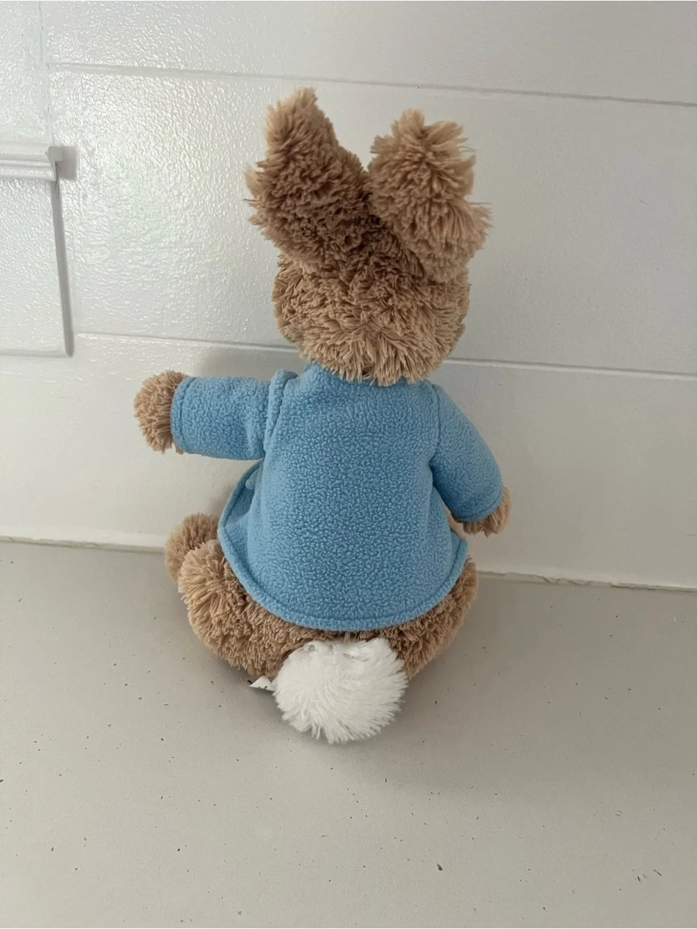 Peter Rabbit Plush in Blue Jacket Beatrix Potter Stuffed Bunny 12”